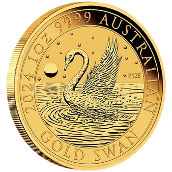 Zlatá mince 1 Oz Australian Swan (Labuť černá) 2024