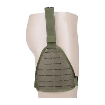 Stehenní molle panel Laser Cut - zelený, Wosport