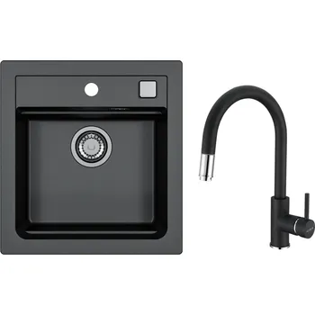 Granitový dřez Alveus SET ALVEUS ATROX 20/91 + BATERIE DELOS 91 SETA22283