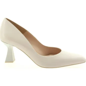 Dámské lodičky LODI Dámské kožené krémové lodičky ASIMI-COTTON-245 Velikost 37