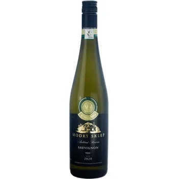 Víno Modrý Sklep Sauvignon pozdní sběr 2023 0,75l