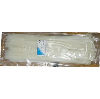 Stahovací páska Stahovací páska 8x350mm bílá, balení 100ks