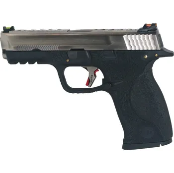 Airsoftová zbraň Airsoftová pistole Big Bird Force - Black/Silver, GBB, WE