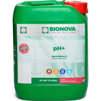 Hnojivo BioNova pH+ (KOH 24,5 % hydroxid draselný) Objem: 5 l