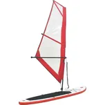 ZBXL Nafukovací Stand Up Paddleboard s plachtou červeno-bílý