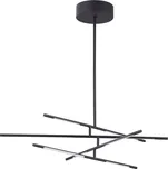 Černé kovové závěsné LED světlo Nova Luce Raccio 84 cm