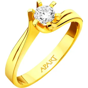 Prsten Zlatý prsten s briliantem - 0,35 ct - ryzost 585 - 100.300
