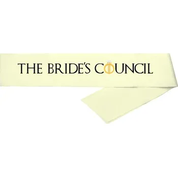 Party dekorace Šerpa s potiskem Brides council šerpa
