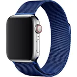 AW MILÁNSKÝ LOOP pro Apple Watch - Magnetický - Modrý Šířka uchycení řemínku: 44/45/46/49mm, Barva: Modrý IR-AWMTLP34