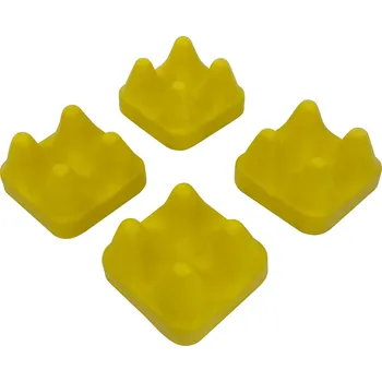 Stojánek na vajíčko Stojánky na vajíčka, set 4 ks, žluté 1032026505
