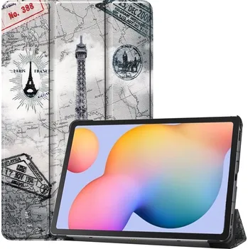 Pouzdro na tablet VSECHNONAMOBIL 75309 ART Zaklápěcí pouzdro pro Samsung Galaxy Tab S6 Lite 2024 / S6 Lite 2022 / S6 Lite EIFFEL TOWER