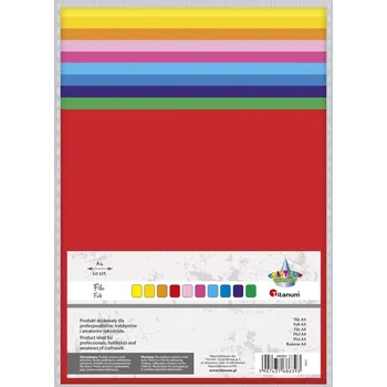 Barevný papír Filc, BAREVNÝ MIX, A4, 10ks/bal.