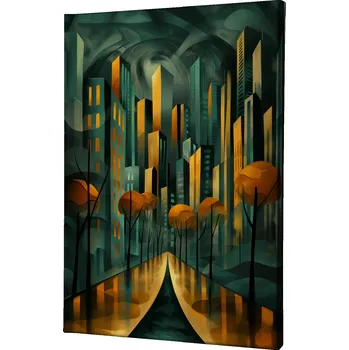 Obraz Obraz na plátně - Zlatá ulička v Chicagu FeelHappy.cz Velikost obrazu (šířka x výška): 40 x 60 cm