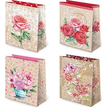 Dárková taška Paw Papírová taška PAW s.c. T2K sestava 124 Kraft ,balení 10 ks 483021