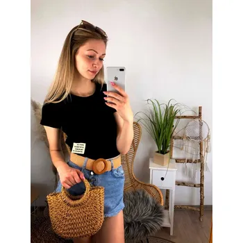 Dámský letní top MFY černá, VELIKOST UNI ( S, M , L )