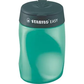 Ořezávátko Stabilo Ořezávátko Easy se zásobníkem, petrolejová, 3 otvory, pro leváky, STABILO 18659