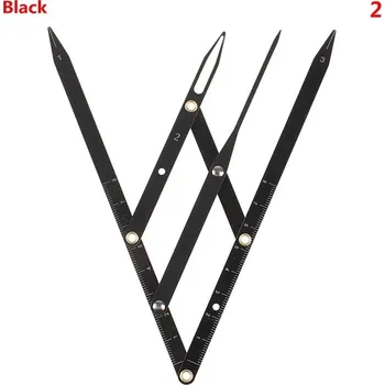 Make-up Nerezové pravítko pro permanentní make-up obočí - A2