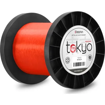 Monofil Delphin TOKYO oranžový Velikost: 0,309mm 7,3kg 5200m