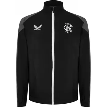 Pánská casual bunda Castore Rangers Licence Rain Anorak Black M