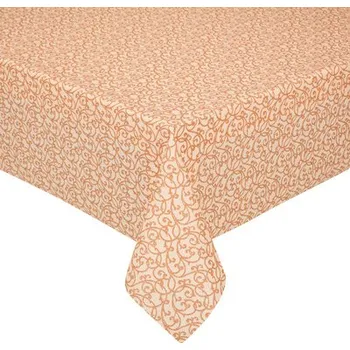 ubrus Ubrus na stůl béžovo-terrakota 130 x 220 cm