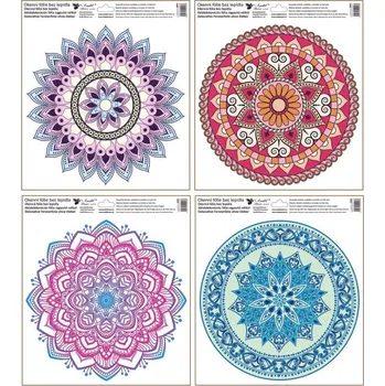 Okenní dekorace Fólie na okno, mandaly