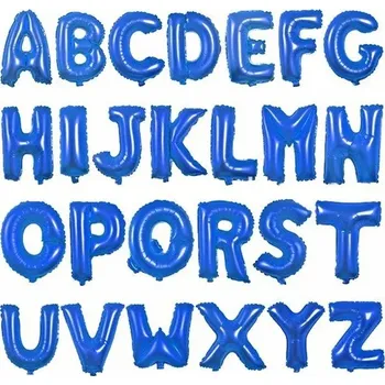 Balónek Nafukovací písmena na oslavu | fóliové balónky - Tmavě modrá,U