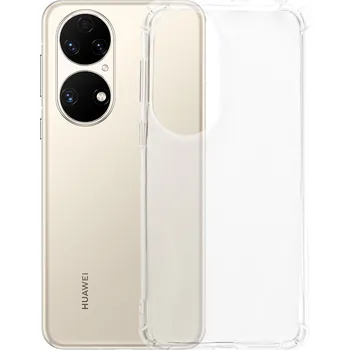 Pouzdro na mobilní telefon CVK Huawei P50 - Průhledný kryt Typ krytu: Zesílená ochrana rohů a hran