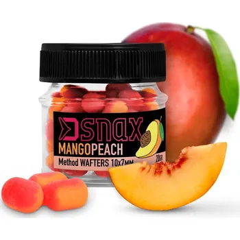 Boilies Delphin Nástraha D Snax Waft - Mango Broskev 20g 7x5,5 mm
