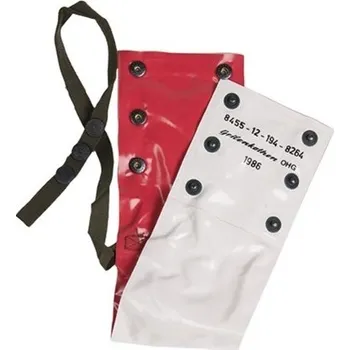 Rozlišovací plastová páska C - červená/bílá, Army