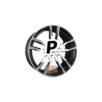 Alu kolo DBV VIENNA II Schwarz Glänzend Frontpoliert 8.50 x 20 ET 45.00 5x114.3