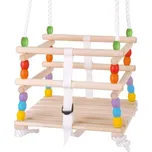 BIGJIGS TOYS dřevěná korálková houpačka