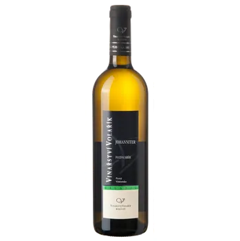 Víno Vinařství Volařík Johanniter 2023 výběr z bobulí polosladké Organic 0,75 l
