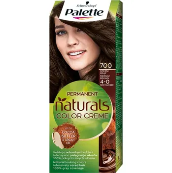 Barva na vlasy Palette, Permanent Naturals Color Creme permanentná farba na vlasy 700/ 4-0 stredne hnedá