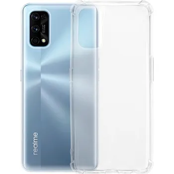 Pouzdro na mobilní telefon CVK Realme 7 Pro - Průhledný kryt Typ krytu: Zesílená ochrana rohů a hran