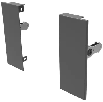 Nábytkové kování Cemux Držák čelního panelu pro zásuvku H BOX antracitový Čelní kování - výška: 84 mm