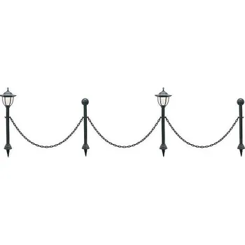 Venkovní osvětlení Solární lampa Garden řetěz, 1xLED, 2x svítidlo, 16,5x16,5x71,5cm