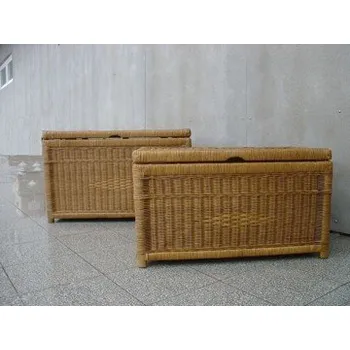 Truhla Ratanová truhla HRANA střední tmavý med