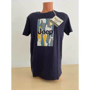 Triko s potiskem tmavě modré vel.L