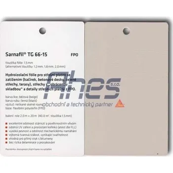 Hydroizolační fólie Sarnafil® TG 66 -12 2x25m ROLE, Barva RAL7040(okenní šedá)