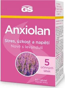 Přírodní produkt Green Swan Pharmaceuticals Anxiolan s levandulí 60 tbl.