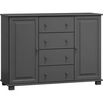 Komoda Max-i Komoda ze dřeva BERGE NORE Zvolte barvu:: barva šedá, Hloubka: 42 cm