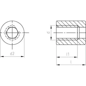 Matice Art. 9022 A2-70 M 8X16 A/F 6