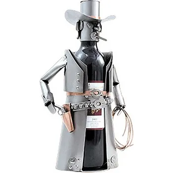 Stojan na víno Kovový stojan na víno Cowboy