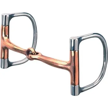 Udidlo pro koně Westernové udidlo D WEAVER 5" Copper Plated Mouth