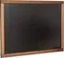 2x3 Tabule na křídy v dřevěném rámu 60 x 87 cm černá
