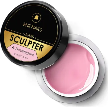 Lak na nehty ENII NAILS Sculpter 4 Bubblegum - stavební UV/LED gel 5 ml