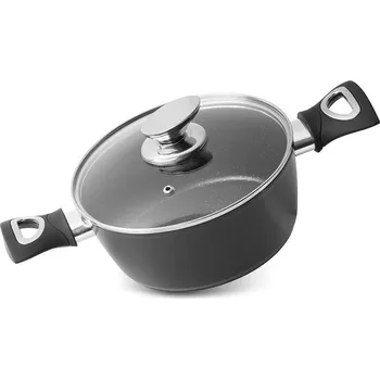 Hrnec Hrnec s poklicí MagicHome Black Line, 20cm, 2,1l SL801533XX