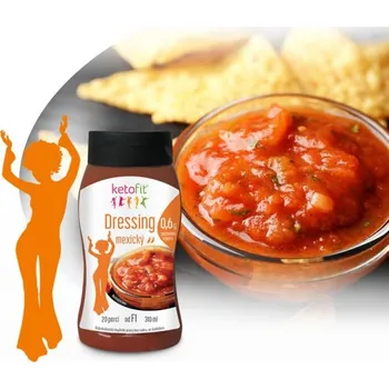 Keto dieta Low carb Mexický Fit dressing pikantní 310 ml