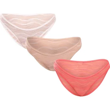 Kalhotky 3PACK dámské kalhotky Calvin Klein vícebarevné (QD5203E-NOX) 3XL QD5203E-NOX Možnost vrácení zboží ZDARMA do 120 dnů!