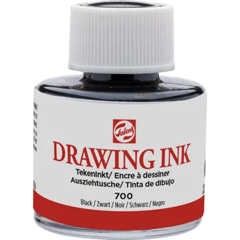 Černý voděodolný inkoust Talens 11ml